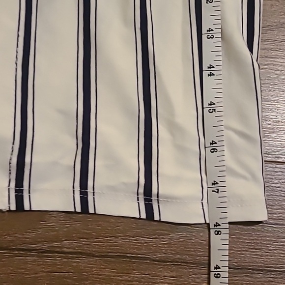 Striped Button-Down Midi Dress - Picture 9 of 12